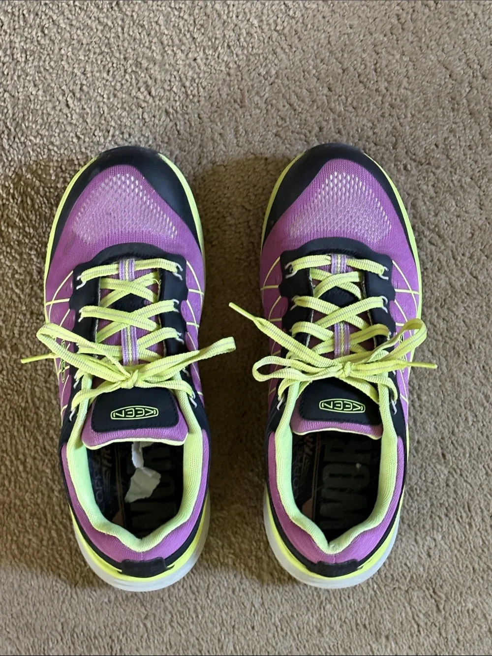 Keen Women's Purple & Neon Yellow Athletic Shoes